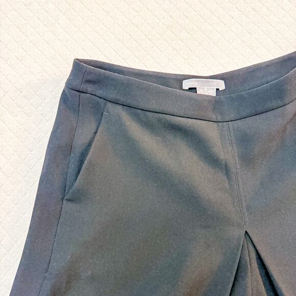Vince Black Culotte Black Cropped Wide Leg Pants Size 0 - Picture 4 of 4